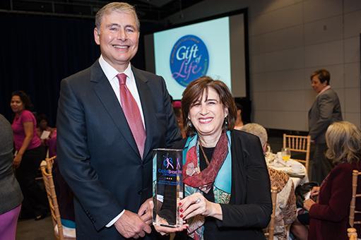 Dr. Louis Weiner and Dr. Jeanne Mandelblatt at the Gift of Life breakfast