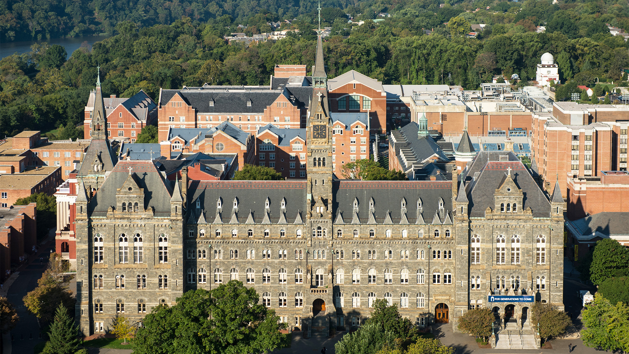 Healy Hall on campus