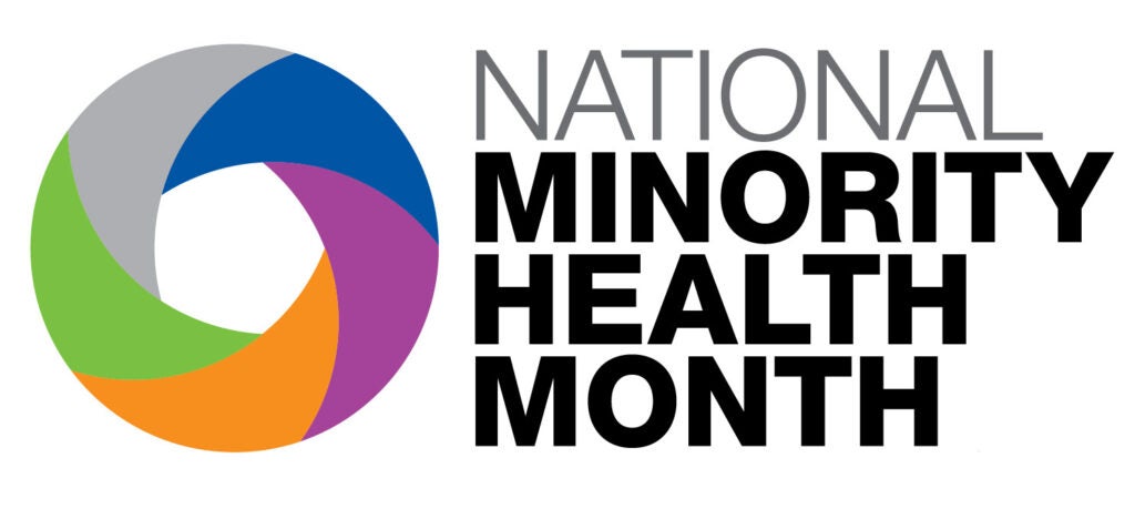 National Minority Health Month logo