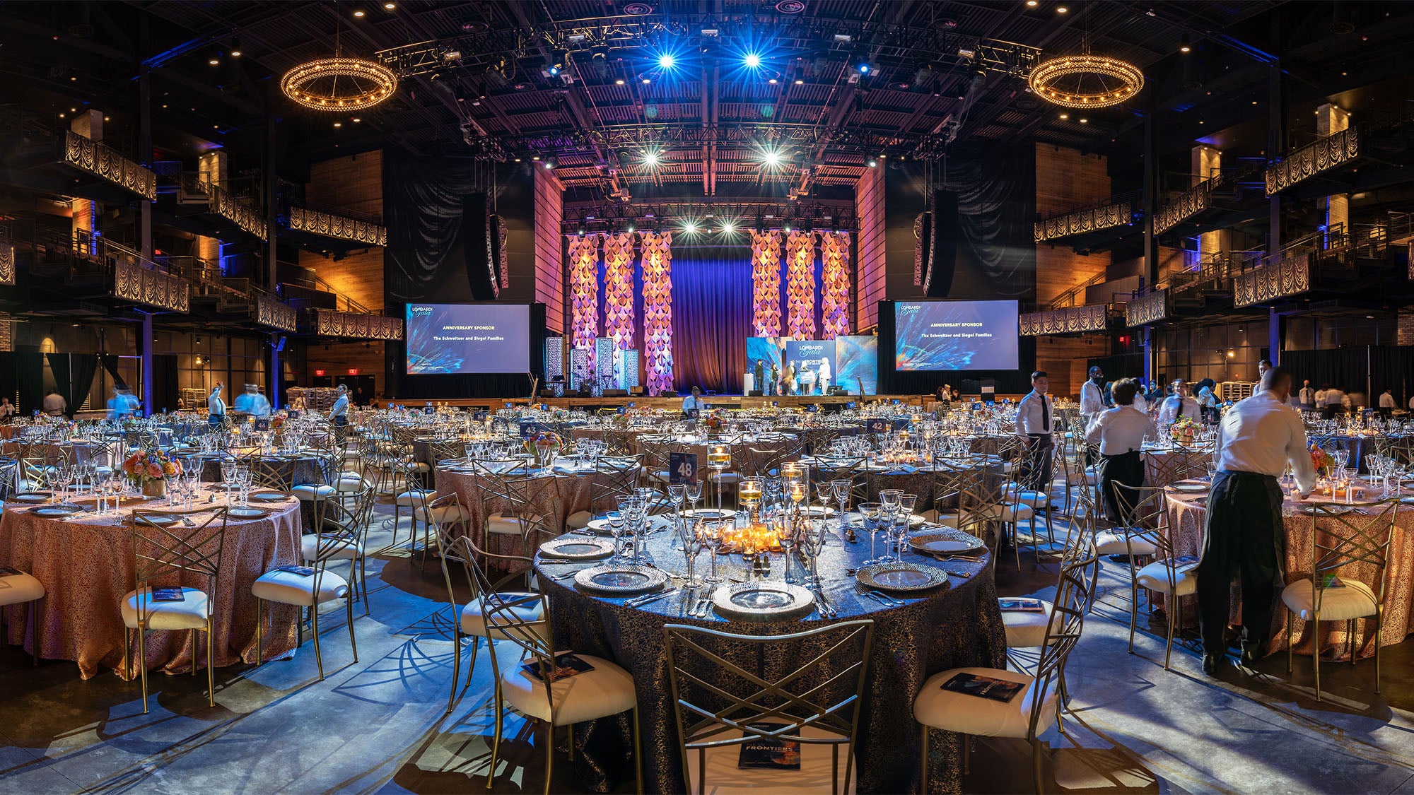 The interior of The Anthem prior to the gala