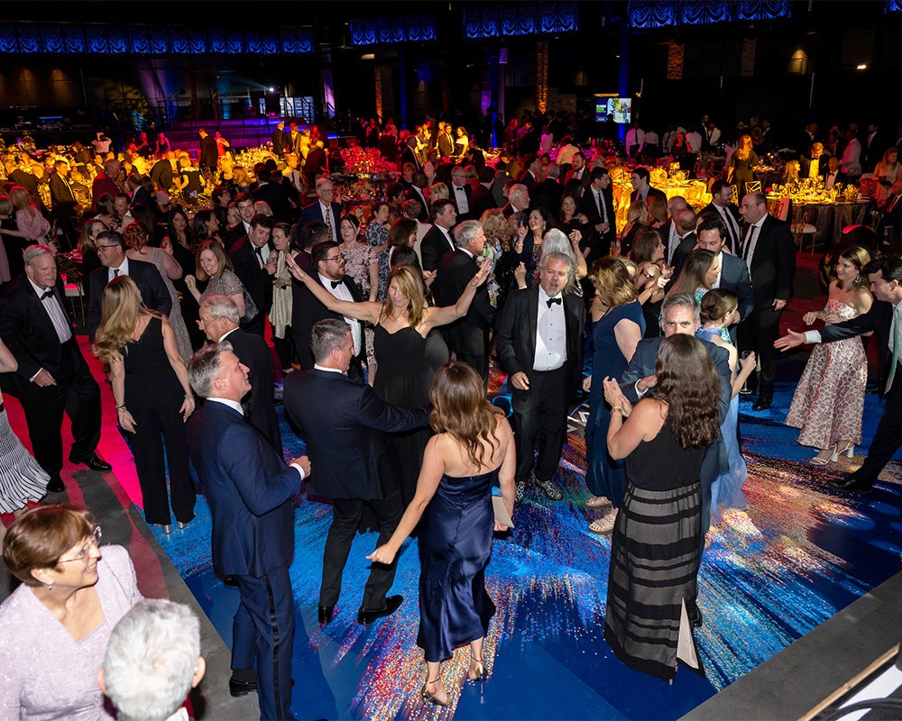 A busy dance floor