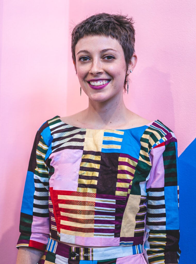 Rose Jaffe in her art studio.