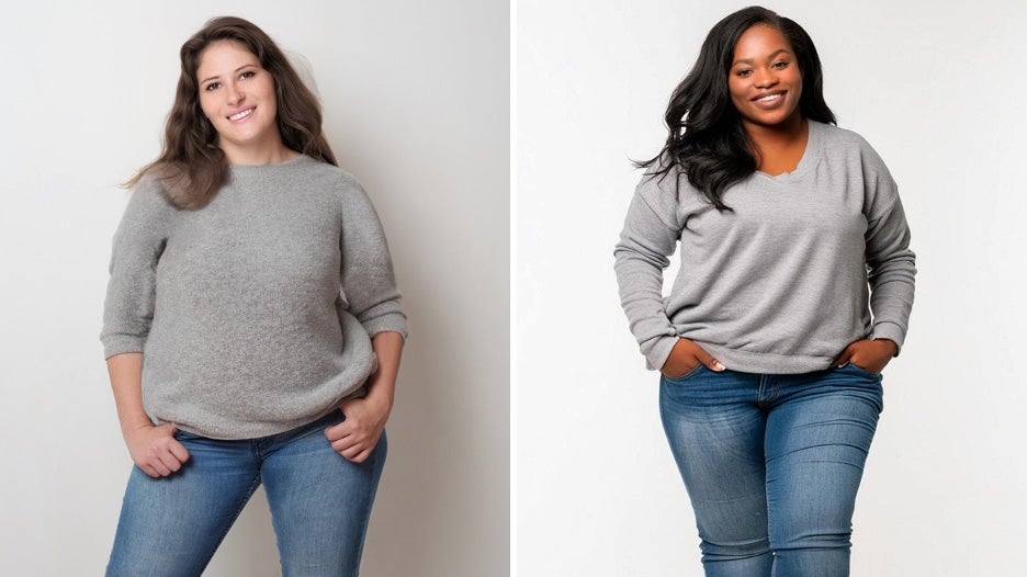 Two women, one white, one Black, are depicted side by side