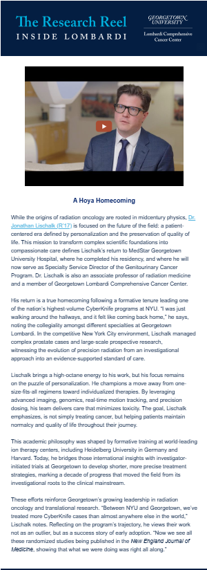 A thumbnail of The Research Reel newsletter for decorative purposes